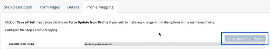 force update EMAIL